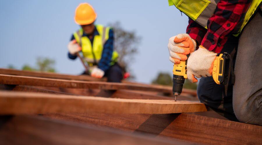 Professional gutter cleaning in Rush Center, KS